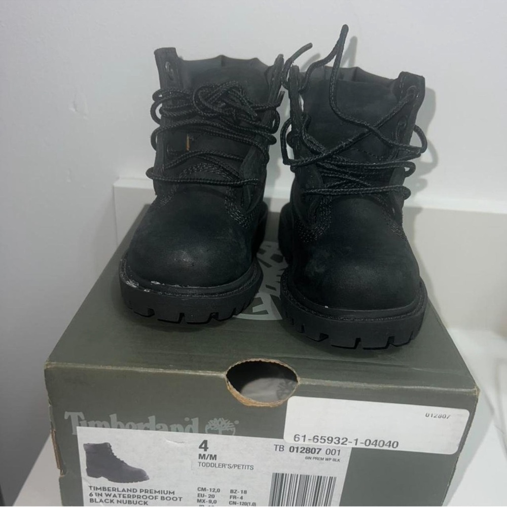 Timberland Kids Black Waterproof Boots